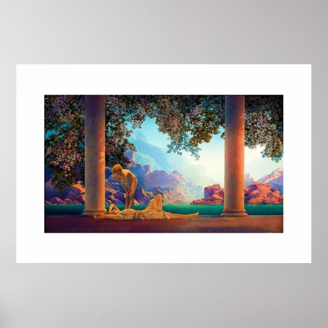 DAYBREAK Maxfield Parrish 1922 ... 2022 Poster (Vorne)