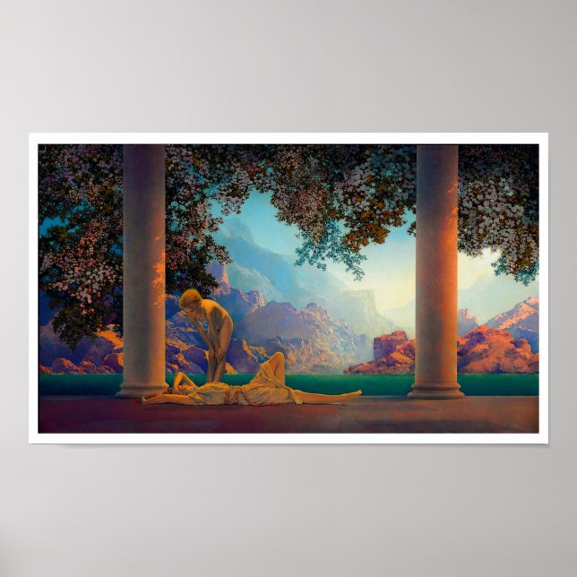 DAYBREAK Maxfield Parrish 1922 ... 2022 Poster (Vorne)