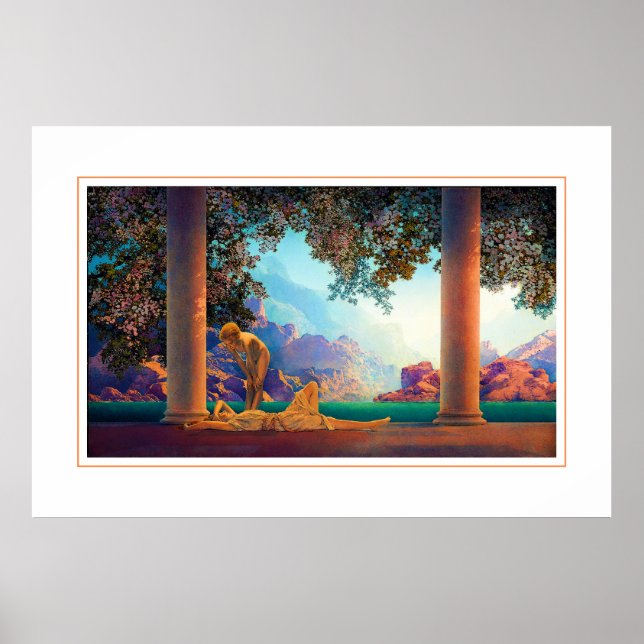 DAYBREAK Maxfield Parrish 1922 ... 2022 Poster (Vorne)