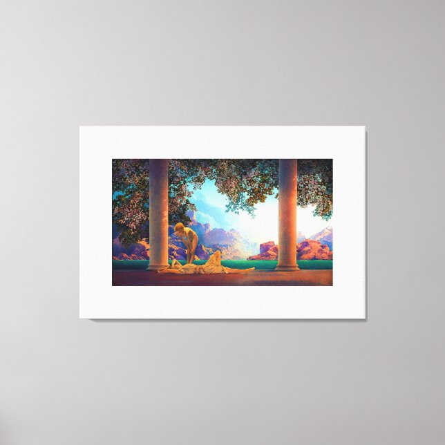 DAYBREAK Maxfield Parrish 1922 ... 2022 Poster Leinwanddruck (Vorderseite)