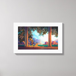 DAYBREAK Maxfield Parrish 1922 ... 2025 Leinwanddruck