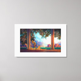 DAYBREAK Maxfield Parrish 1922 ... 2025 Leinwanddruck