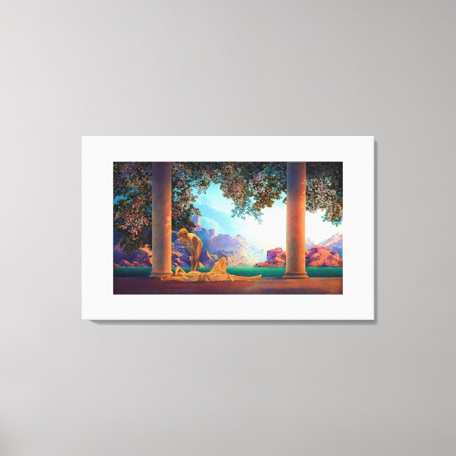 DAYBREAK Maxfield Parrish 1922 ... 2025 Leinwanddruck (Vorderseite)