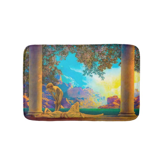 Daybreak Maxfield Parrish Badematte (Vorderseite)
