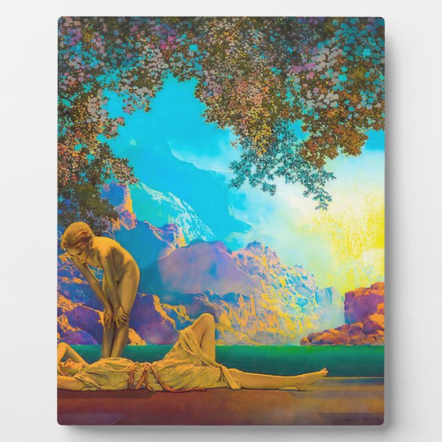 Daybreak Maxfield Parrish Fotoplatte (Vorderseite)