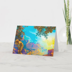 Daybreak Maxfield Parrish Karte