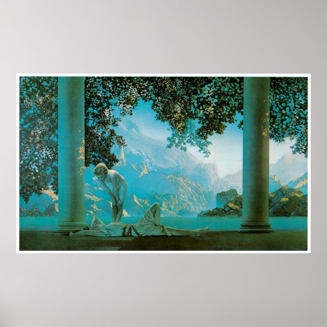 Daybreak, Maxfield Parrish Poster (Vorne)