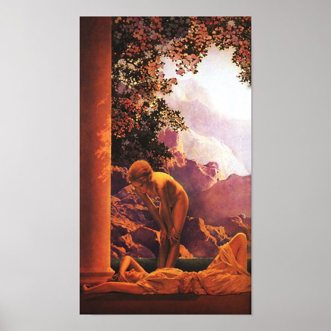 Daybreak, Maxfield Parrish Poster (Vorne)