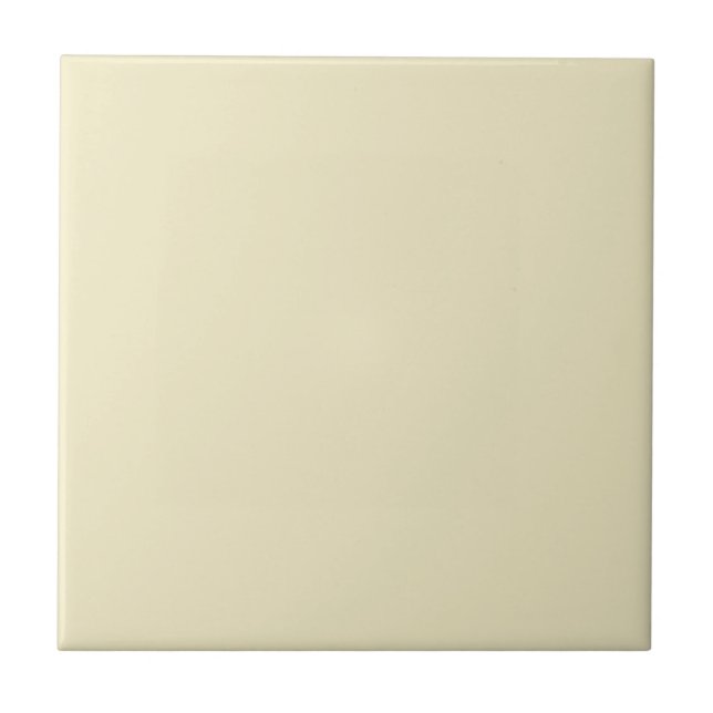 Daybreak Pale Yellow Square Küche und Badezimmer Fliese (Vorderseite)