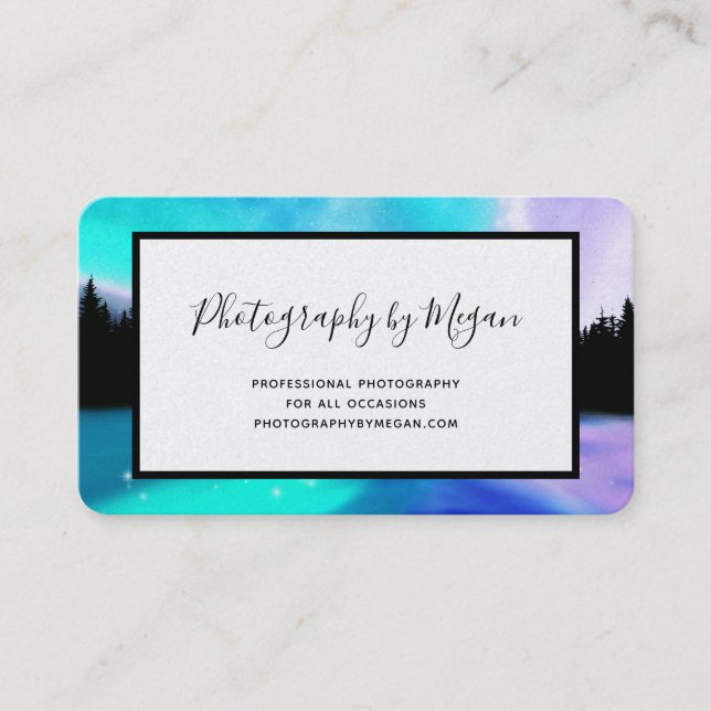 Daybreak Reflection Business Card Visitenkarte (Vorderseite)