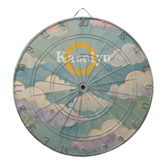 Daybreak's Embrace Personalisiert Dartscheibe (vorne)