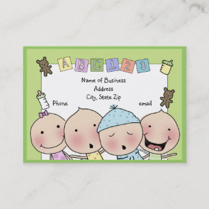 Daycare Business Card Visitenkarte