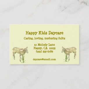 Daycare Business Card Visitenkarte