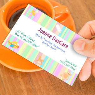 Daycare Business Card Visitenkarte