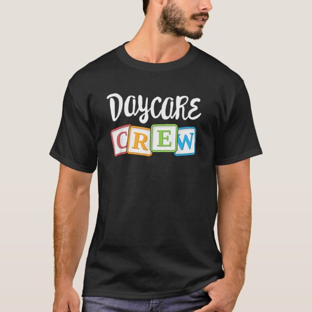 Daycare Crew Kinderbetreuungsteam Squad Provider A T-Shirt (Vorderseite)
