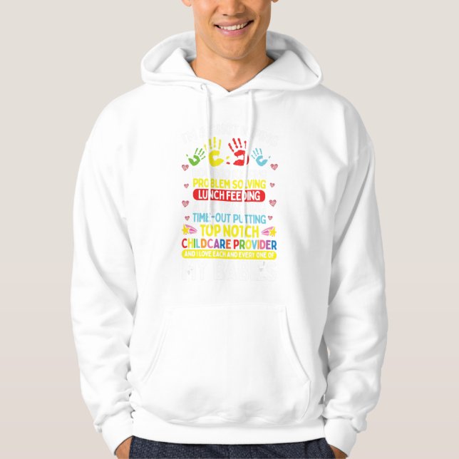 Daycare Provider Boo Boo Kissing Care Kinderbetreu Hoodie (Vorderseite)