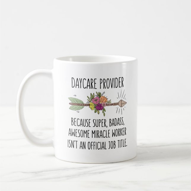 Daycare Provider Funny Gift Ideal Tasse Kaffee (Links)