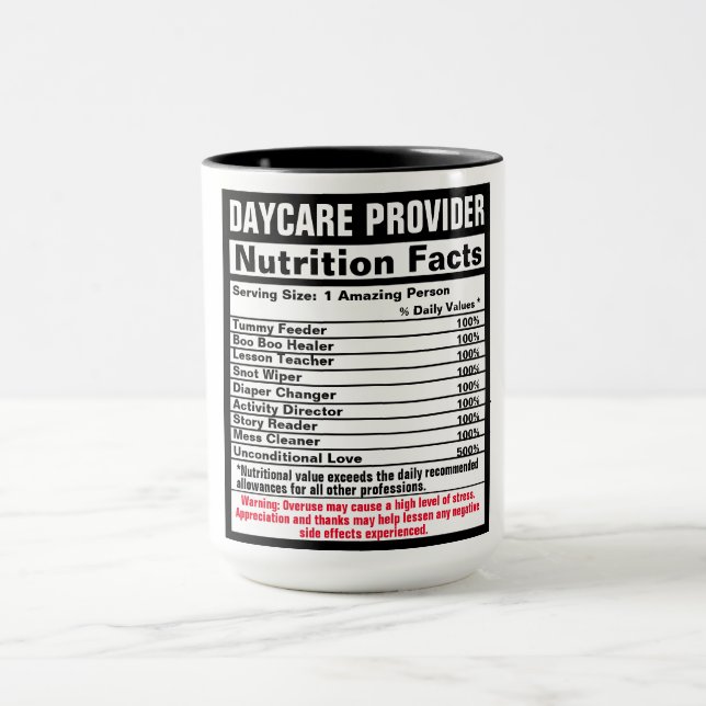 Daycare Provider Funny Gift Tasse (Zentrum)
