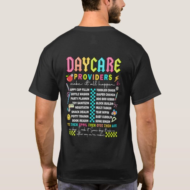 Daycare Provider T - Shirts (Rückseite)