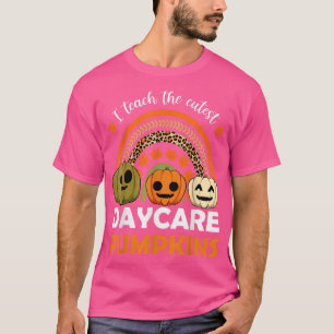 Daycare Teacher Lazy Halloween Kostüm Pumpkin Boh T-Shirt
