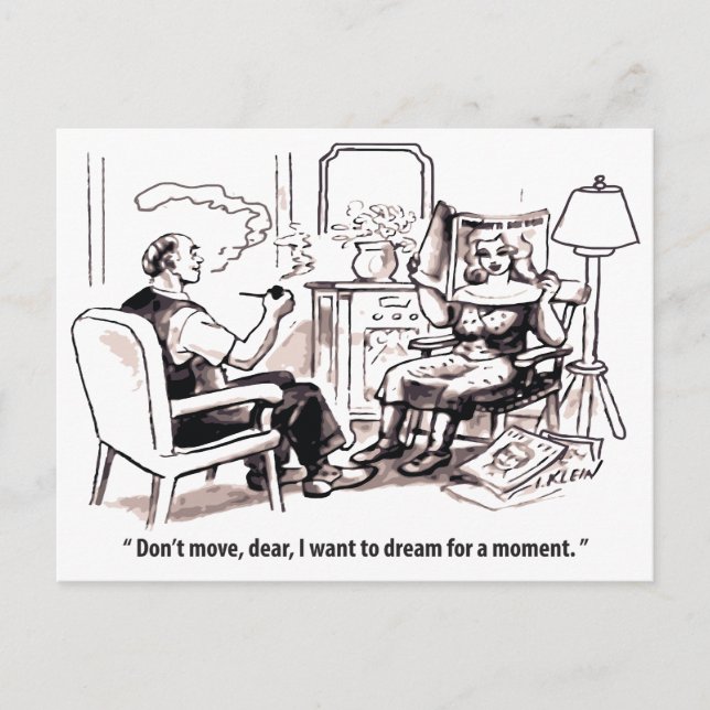 Daydreamer, Beziehung zwischen Mensch und Frau, Sp Postkarte (Vorderseite)