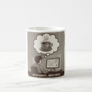 Daydreaming-Kaffeepause Kaffeetasse