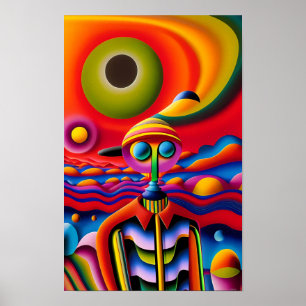 Daydreaming Ken Gage Psychedelic Poster