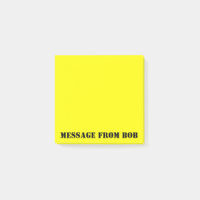 Dayglow die Anmerkungen des Bobs Gelb 3 x 3