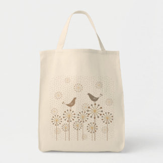 Daylight Love Birds Grocery Tote Bag Tragetasche