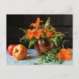 Daylillies in Copper BowlDiane Heller 2018 Postkarte