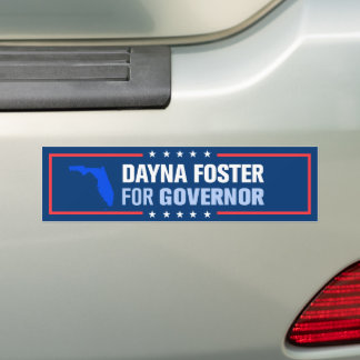 Dayna Foster for Florida Governor Autoaufkleber