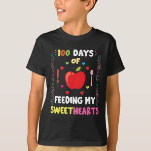Days of School Mittagessen Lady Zitat für das Mitt T-Shirt