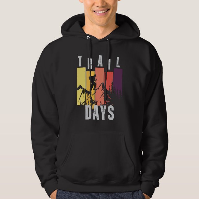 Days of trail   adventure trail hoodie (Vorderseite)