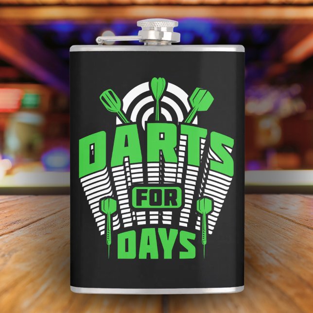 Days Vinyl Wrapped Flask 8 oz. Flachmann (Von Creator hochgeladen)