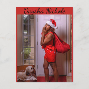 Daysha Nichole, Miss Santa, Postkarte