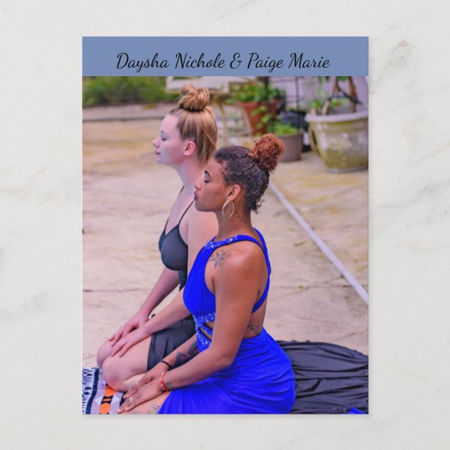 Daysha Nichole & Paige Marie, Postcard Postkarte (Vorderseite)