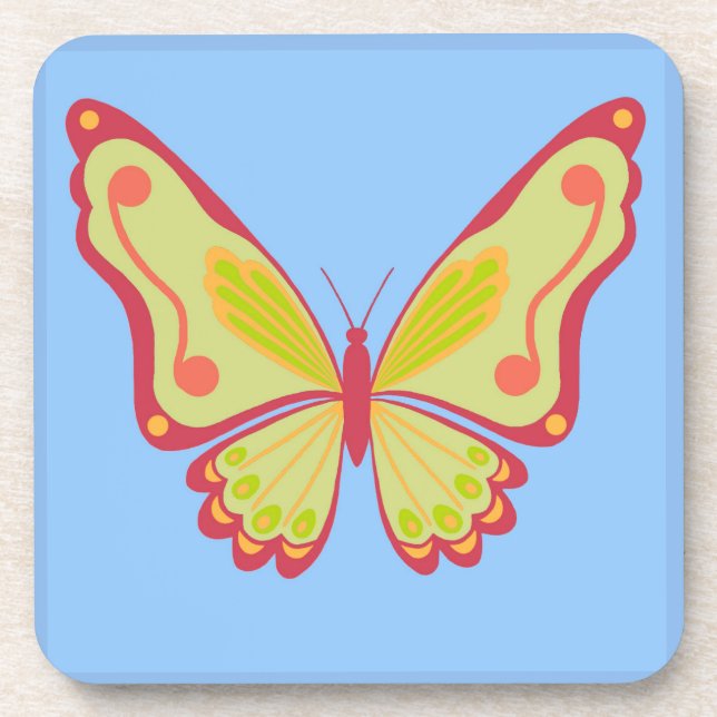Daytime Butterfly Untersetzer (Vorderseite)