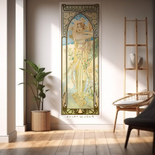 Daytime Dash Art Nouveau Poster Set 2/4 von Mucha