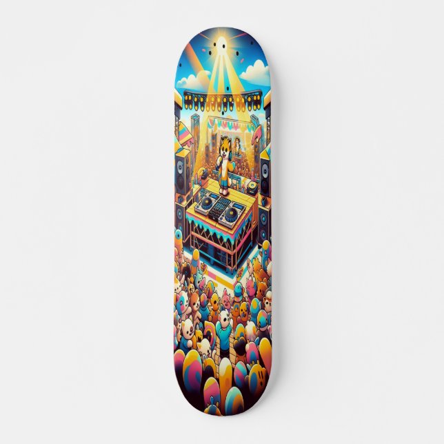 Daytime Festival Vibes Skateboard (Vorne)