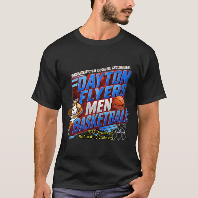 Dayton Flyers Men&amp;#39;s Basketball T-Shirt (Vorderseite)
