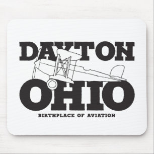 Dayton Ohio Art Geburtsort von Luftfahrt Mousepad