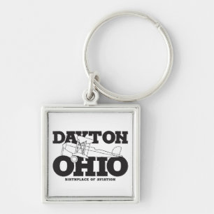 Dayton Ohio Art Geburtsort von Luftfahrt Schlüsselanhänger