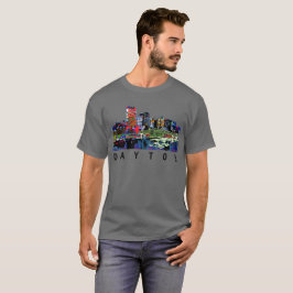 Dayton, Ohio in Graffiti T-Shirt