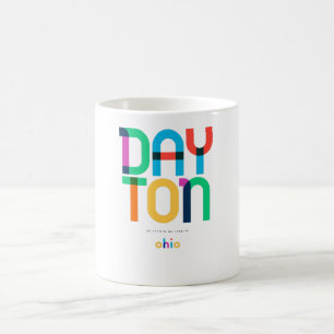 Dayton Ohio Mitte Jahrhundert, Pop Art, Kaffeetasse