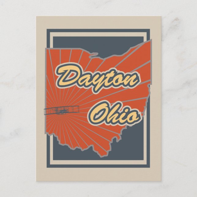 Dayton, Ohio Postcard - Travel Postcard Postkarte (Vorderseite)
