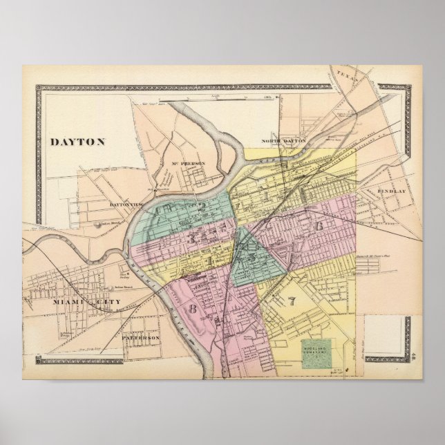 Dayton, Ohio Poster (Vorne)