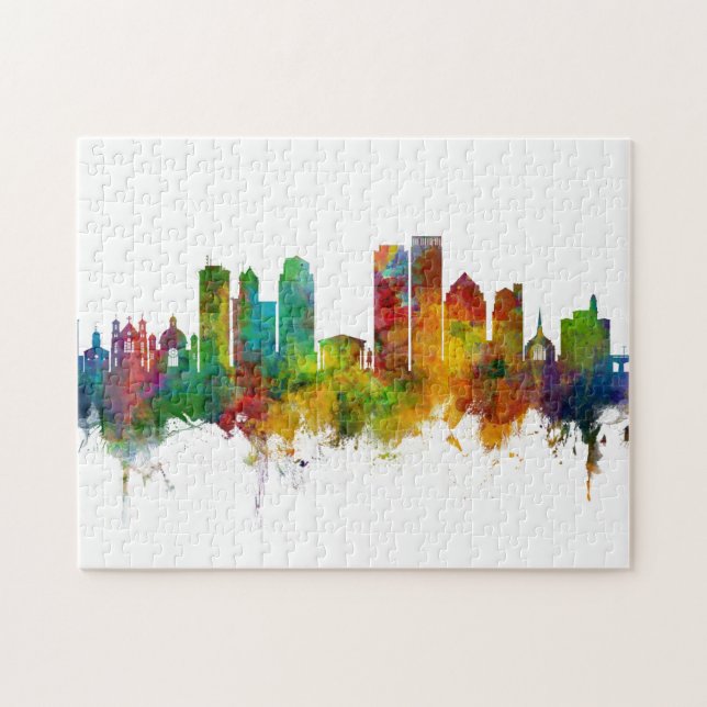 Dayton Ohio Skyline Puzzle (Horizontal)
