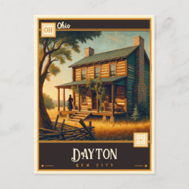Dayton, Ohio | VINTAG Postkarte