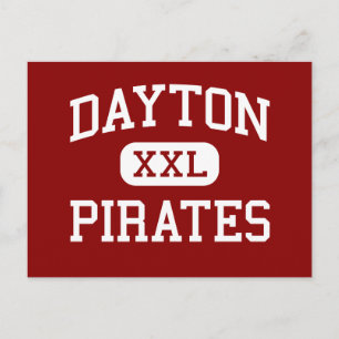 Dayton - Pirates - High School - Dayton Oregon Postkarte