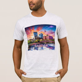Dayton Skyline Graffiti Art T-Shirt